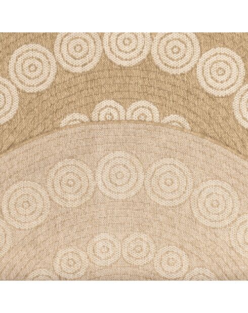 Fodera per cuscino Nature 8868, bianco/beige, effetto juta