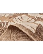 Tapis aspect jute TULUM 9062 marron