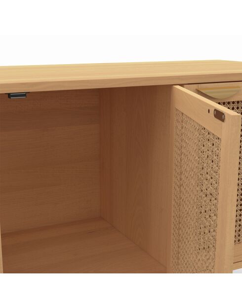 Anrichte Eve mit 3 Türen aus Dosenholz - 110x40x60 cm