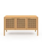 Anrichte Eve mit 3 Türen aus Dosenholz - 110x40x60 cm
