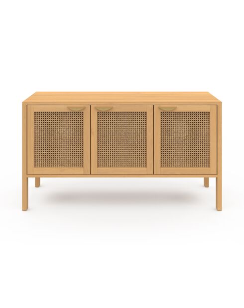 Anrichte Eve mit 3 Türen aus Dosenholz - 110x40x60 cm