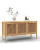 Anrichte Eve mit 3 Türen aus Dosenholz - 110x40x60 cm