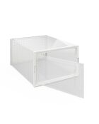 Cajas de almacenamiento de zapatos transparentes y apilables, juego de 12