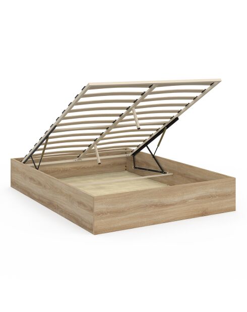 Cassettiera Malta con effetto legno naturale - 140x190 cm