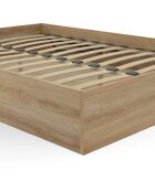 Cassettiera Malta con effetto legno naturale - 140x190 cm