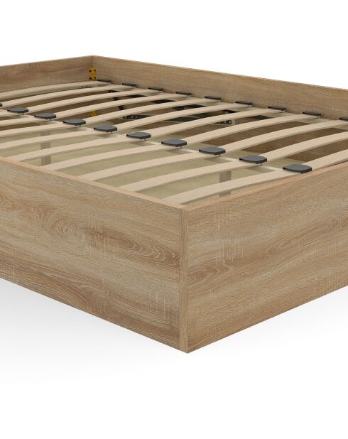 Cassettiera Malta con effetto legno naturale - 140x190 cm