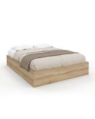 Cassettiera Malta con effetto legno naturale - 140x190 cm