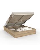 Cassettiera Malta con effetto legno naturale - 140x190 cm