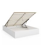 Lit coffre Malta blanc - 140x190 cm