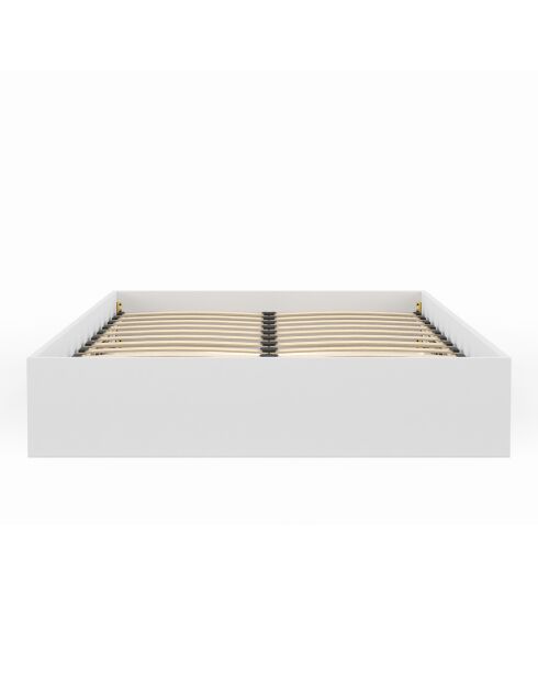 Lit coffre Malta blanc - 140x190 cm