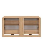 Mobile lavabo sospeso Tom 4 cassetti bianco/legno - 120x45x60 cm