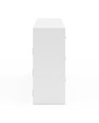 Cassettiera bianca a 9 cassetti Uma - 113x30x70 cm