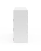 Commode Uma 6 tiroirs blanche - 80x30x70 cm