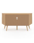 Meuble TV d'angle Faustine bois - 110x30x54 cm