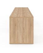 Porta TV allungabile Livona legno/bianco - 270x35x40 cm