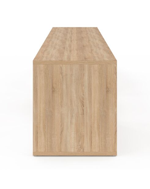 Porta TV allungabile Livona legno/bianco - 270x35x40 cm