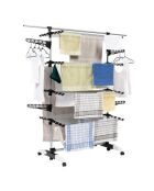 Asciugatrice Optima in bianco e nero a 4 livelli - estensione 40m