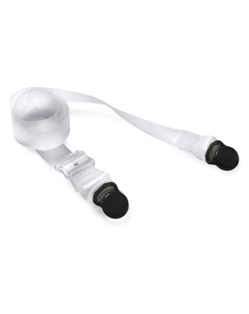 Bretelles transparentes noires