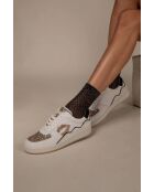 Calzini alla caviglia a rete Petite Lurex neri