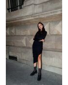 Calzini alla caviglia a rete Petite Lurex neri