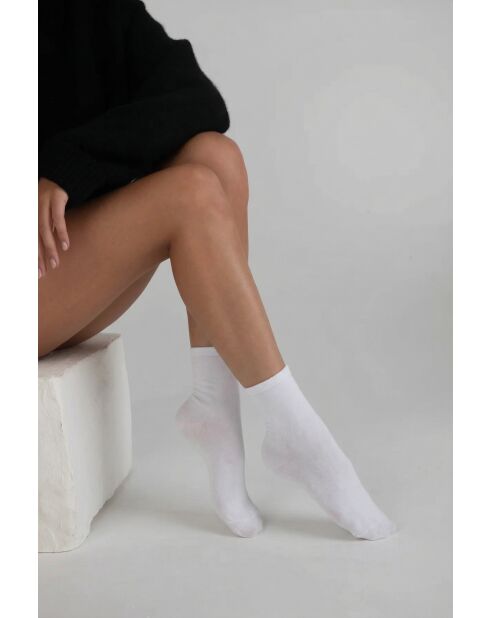 Chaussettes Loulou Blanc transparents
