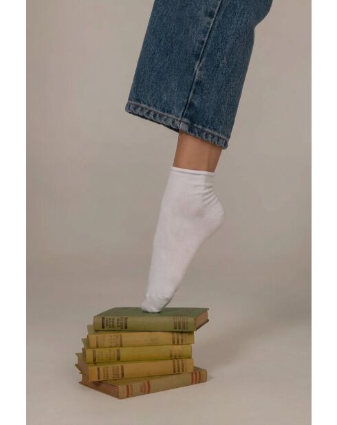 Chaussettes Loulou Blanc transparents