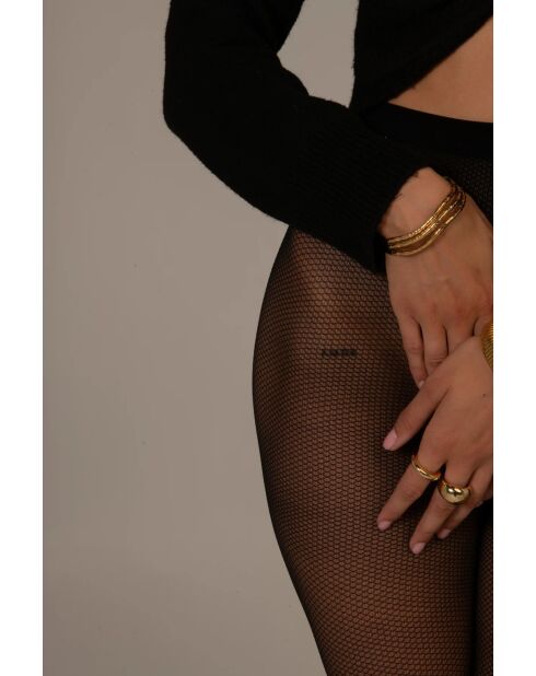 Collant nero ambrato