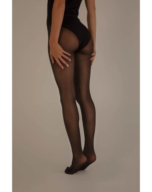 Collant nero ambrato