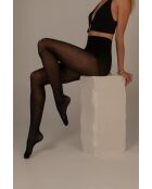 Collant Plumetis neri