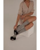 Calcetines de lana de alpaca gris perla