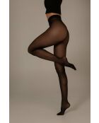 Collant neri in microfibra