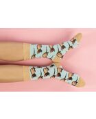 Calze in cotone multicolor