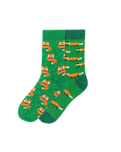 Confezione da 2 paia di calzini verdi in cotone