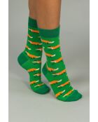 Confezione da 2 paia di calzini verdi in cotone