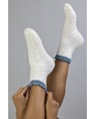 Chaussettes en coton blanches