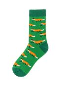 calcetines de algodón verdes