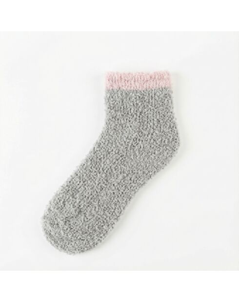 Calcetines grises de algodón