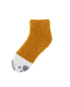 Calze in cotone color cammello