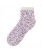 Chaussettes en coton violettes