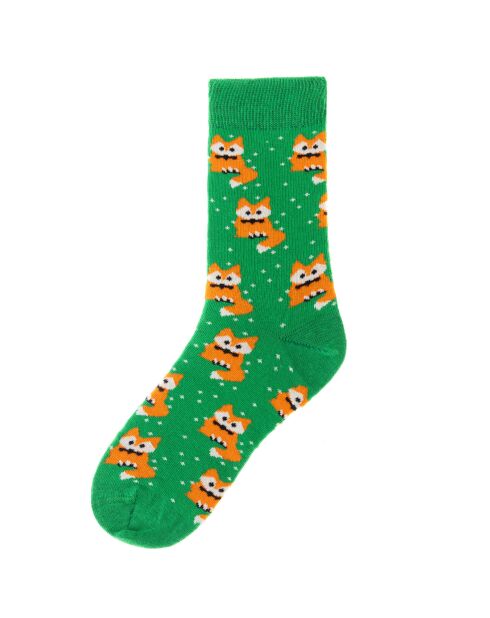 calzini verdi in cotone