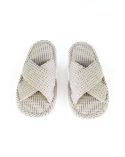 Chaussons Ophélie beiges