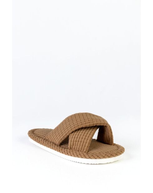 Chaussons Ophélie bruns