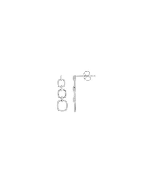 Boucles d'oreilles Norluciot D0,10/28 or blanc