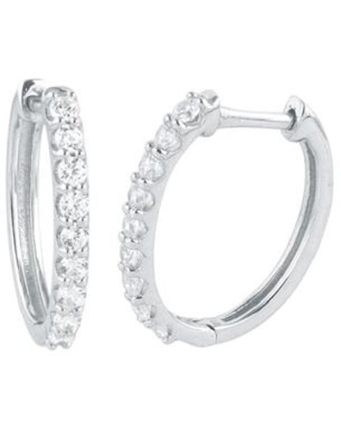 Shining Light D0.50/18 witgouden oorbellen