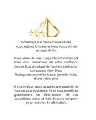 Collier Compact plat or jaune