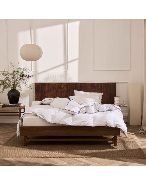 Piumino Courchevel bianco caldo in piuma d'oca