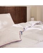 Piumino Courchevel bianco caldo in piuma d'oca