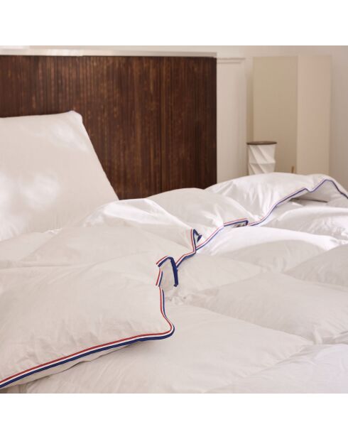 Piumino Courchevel bianco caldo in piuma d'oca