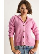 Chaleco de punto grueso con bolsillos acolchados