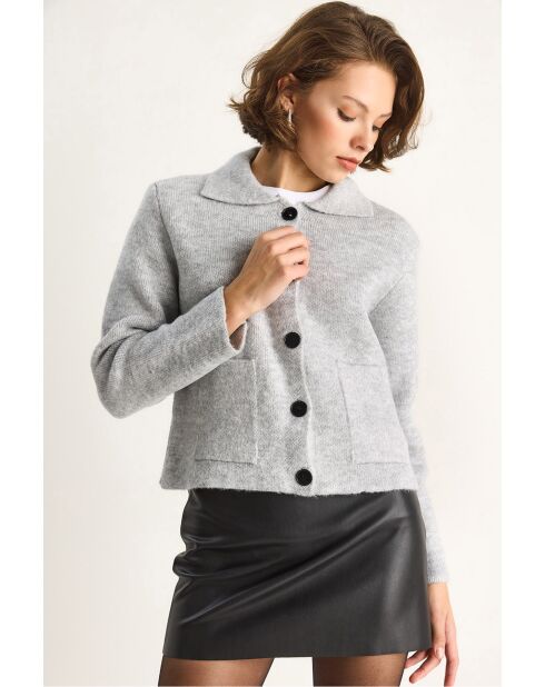 graue bequeme Netztaschenweste/Oberbekleidung